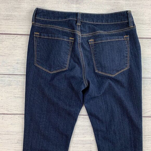 LOFT Jeans 2 Curvy Skinny Dark Wash Inseam 30" - Picture 5 of 9